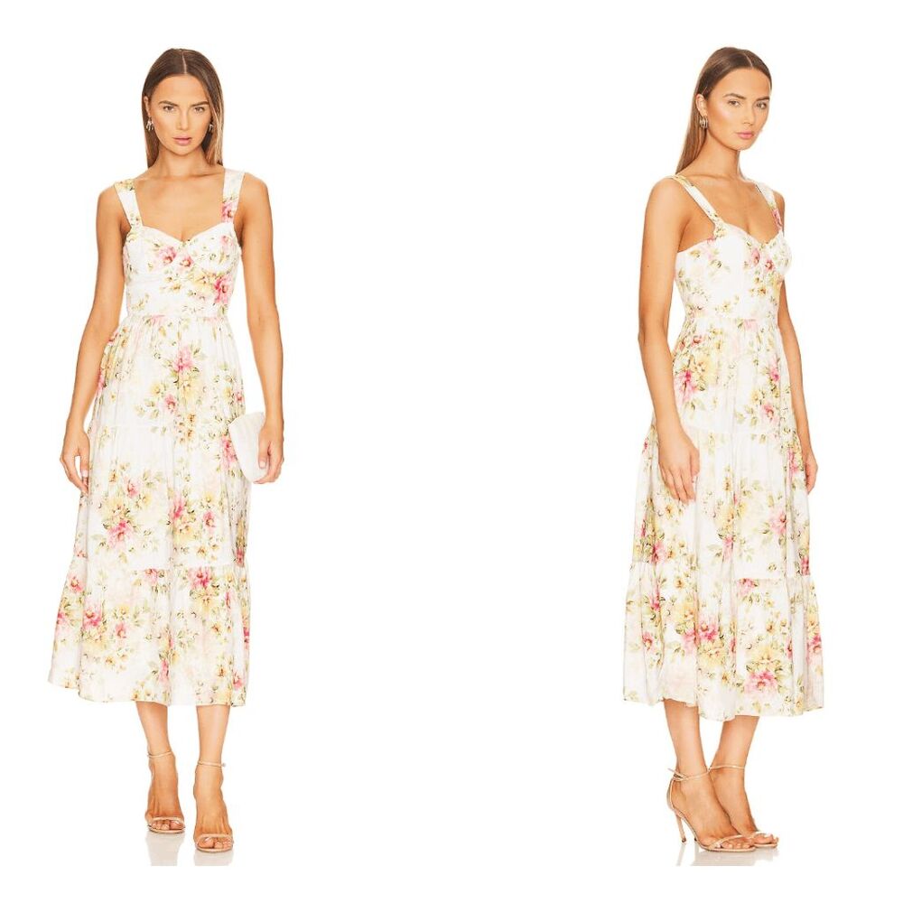 Yumi Kim Monique Midi Dress in New Day Ivory Small $248